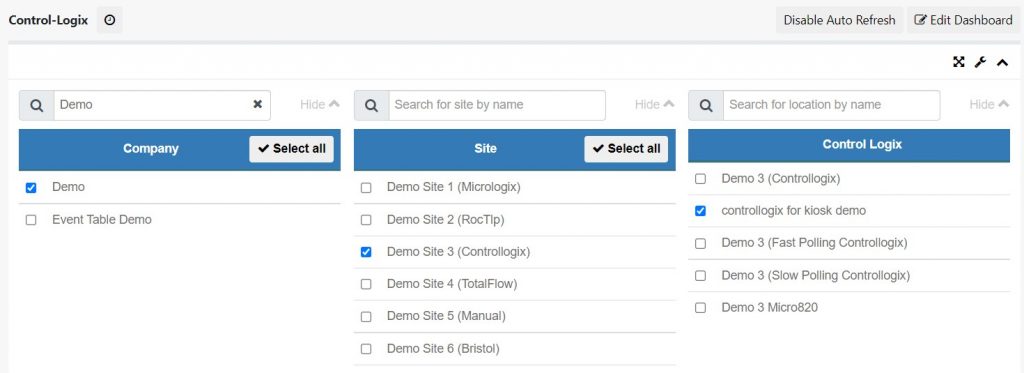 ControlLogix Tag Browser in OnPing