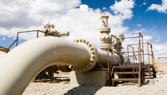 Modern Gas Pipeline Image